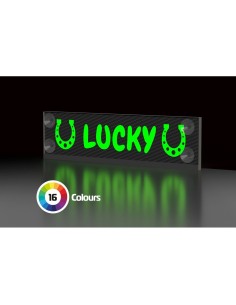 Tabella personalizzabile a Led USB con telecomando Rgb Carbon Drive 2