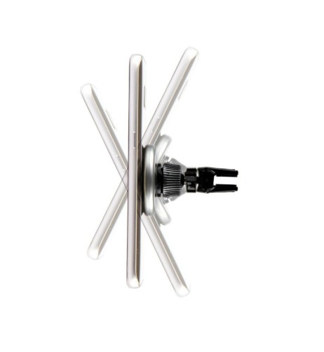 Porta telefono magnetico regolabile a clip per bocchette aria