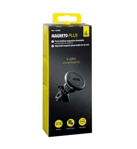 Porta telefono magnetico regolabile a clip per bocchette aria