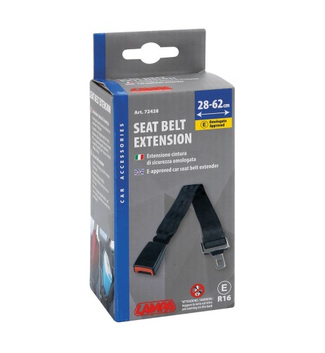 Estensione per cintura di sicurezza versione omologata 28 62cm