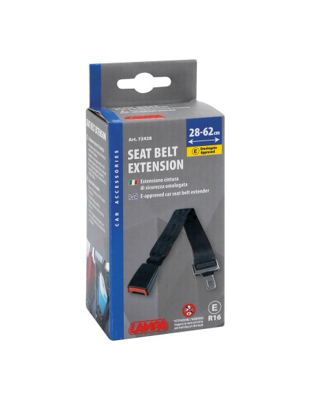 Estensione per cintura di sicurezza versione omologata 28 62cm