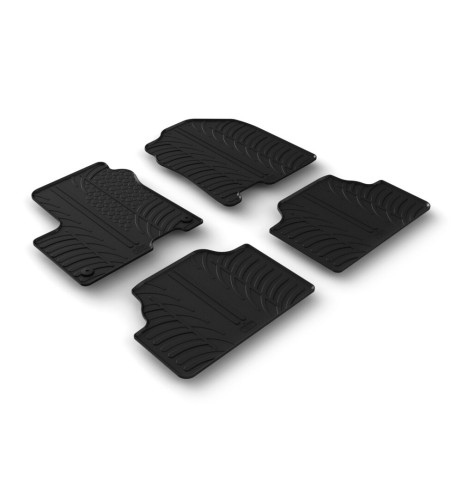 Set tappetini su misura gomma per Hyundai Kona elettrica 2017 2023