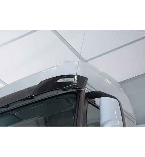 Staffa inox per antenna CB attacco visiera parasole per Iveco S Way dal 201