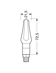 Coppia frecce per moto indicatori di direzione a Led Zephyr 2