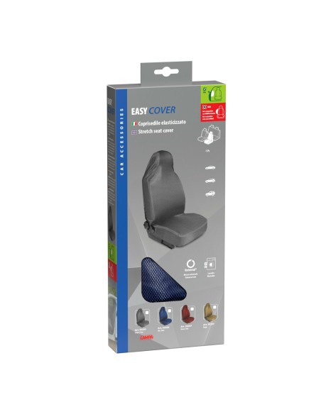 Easy Cover coprisedile anteriore elasticizzato universale Blu