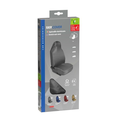 Easy Cover coprisedile anteriore elasticizzato universale Grigio
