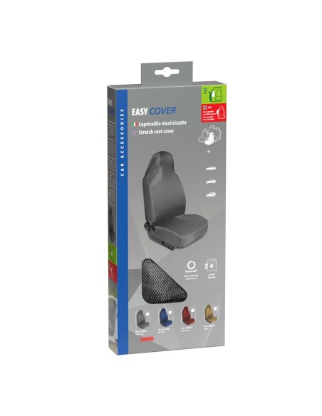 Easy Cover coprisedile anteriore elasticizzato universale Grigio