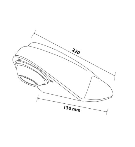 Telecamera con sensore a colori impermeabile per monitor veicolare T4