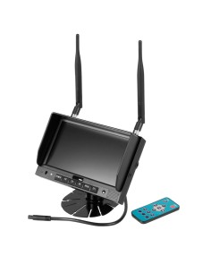 Monitor veicolare LCD 7 pollici Wireless max 4 telecamere con telecomando M