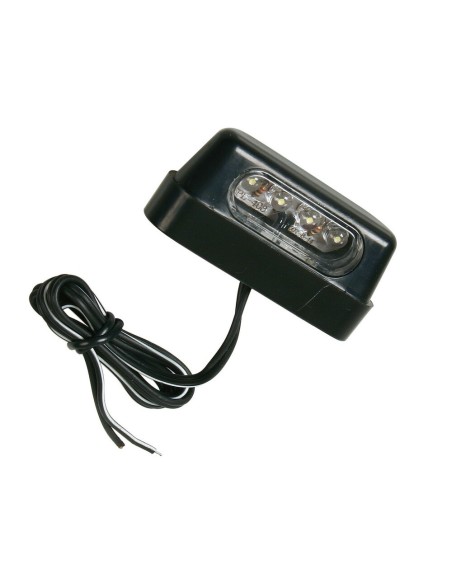 Luce targa a 4 led 12V moto e scooter BIANCA 56x20mm