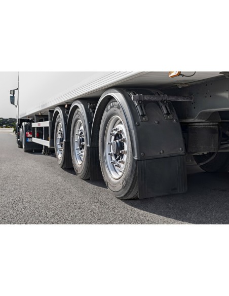 Coppia paraspruzzi camion in PVC omologati antispruzzo 35x75cm