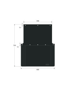Coppia paraspruzzi camion in PVC omologati antispruzzo 60x75cm 2