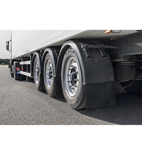 Coppia paraspruzzi camion in PVC omologati antispruzzo 60x75cm