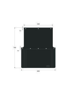 Coppia paraspruzzi camion in PVC omologati antispruzzo 60x70cm 2