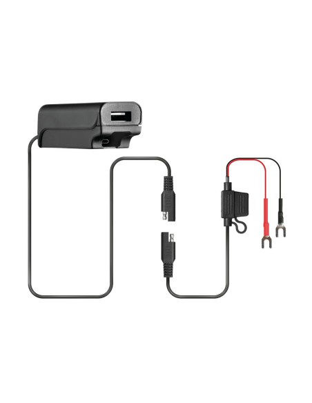Caricatore montaggio manubrio con doppia presa USB SAE