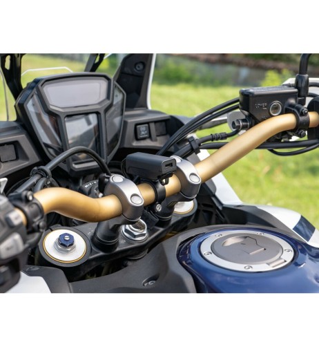 Caricatore montaggio manubrio con doppia presa USB SAE