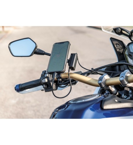 Caricatore montaggio manubrio con doppia presa USB SAE