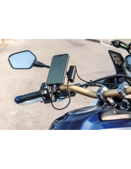 Caricatore montaggio manubrio con doppia presa USB SAE