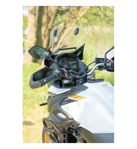 Supporto ad alta resistenza con smorzatore vibrazioni attacco a manubrio