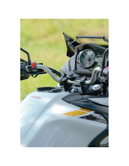 Supporto ad alta resistenza con smorzatore vibrazioni attacco a manubrio