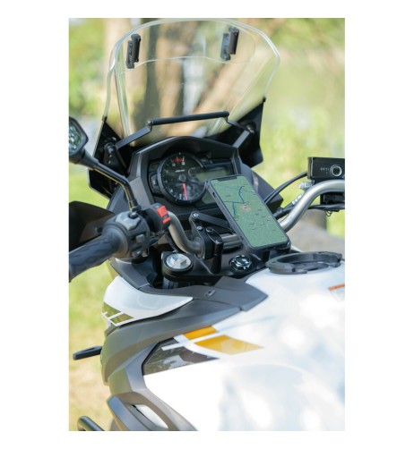 Supporto ad alta resistenza con smorzatore vibrazioni attacco a manubrio