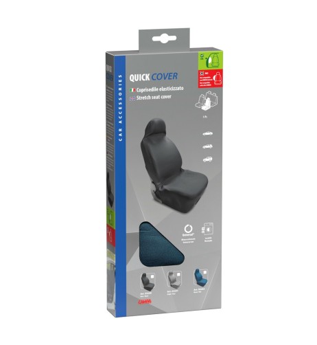 Coprisedile singolo elasticizzato anteriore protettivo Blu