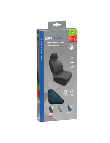 Coprisedile singolo elasticizzato anteriore protettivo Blu