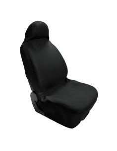 Coprisedile singolo elasticizzato anteriore protettivo Nero
