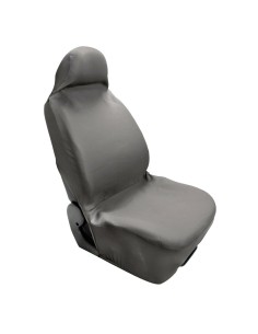 Coprisedile singolo elasticizzato anteriore protettivo Grigio