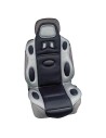 Fodera coprisedile universale sport PILOT imbottito Colore grigio
