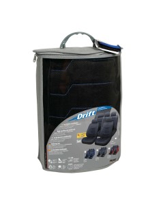 Set fodere coprisedili universali imbottiti auto Drift Nero Blu 2