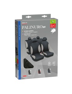Set completo coprisedili fodere Stretch Fit Palinuro Nero Grigio 2