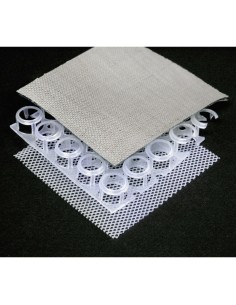 Schienale coprisedile singolo fresco lino naturale estivo per auto Beige 2