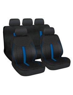 Set completo coprisedili auto universali Speed Nero Blu