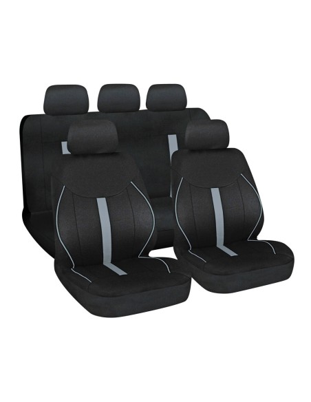Set completo coprisedili auto universali Speed Nero Grigio