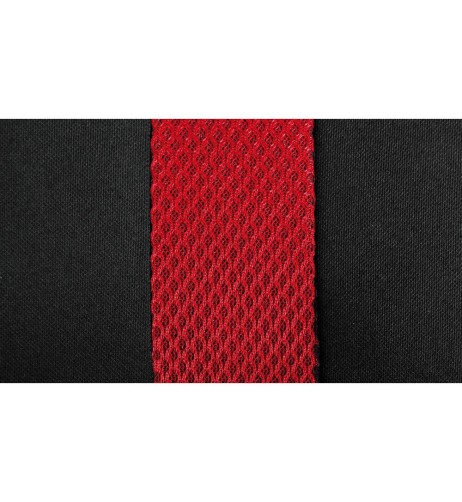 Set completo coprisedili auto universali Speed Nero Rosso