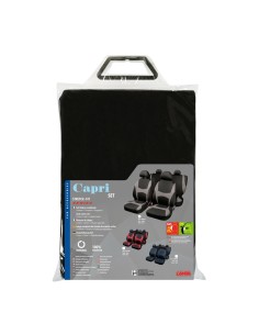 Set completo coprisedili fodere Stretch Fit Capri Nero Blu 2