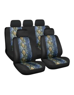 Set completo coprisedili auto universali Reptile effetto rettile