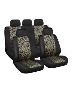 Set completo coprisedili auto universali Camouflage Marines