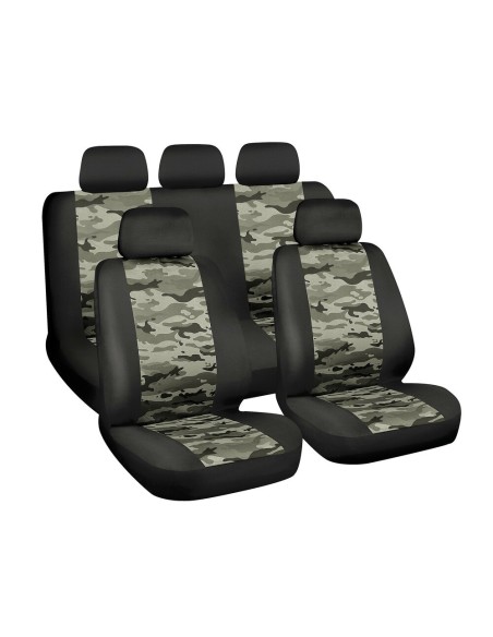 Set completo coprisedili auto universali Camouflage Air Force