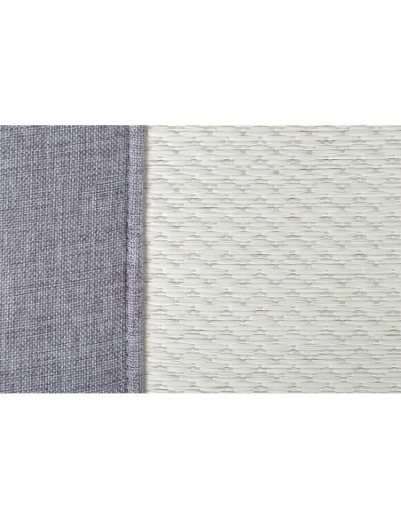 Schienale coprisedile singolo carta tessile e lino estivo per auto Grigio