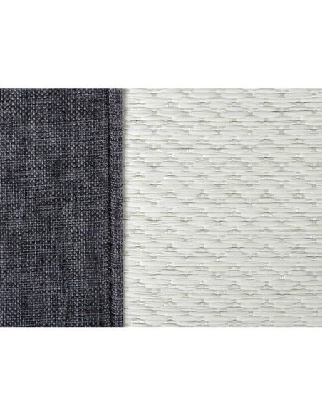 Schienale coprisedile singolo carta tessile e lino estivo per auto Grigio