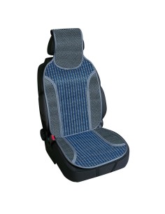 Coprisedile schienale auto estivo in bambu blu