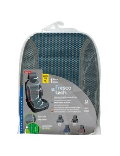 Coprisedile schienale auto estivo in bambu blu 2