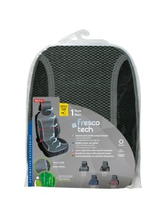 Coprisedile schienale auto estivo in bambu grigio 2