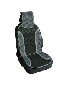 Coprisedile schienale auto estivo in bambu nero