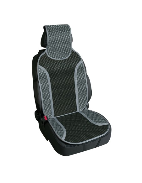 Coprisedile schienale auto estivo in bambu nero