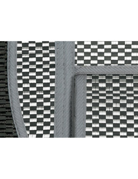 Coprisedile schienale auto estivo in bambu grigio con supporto lombare