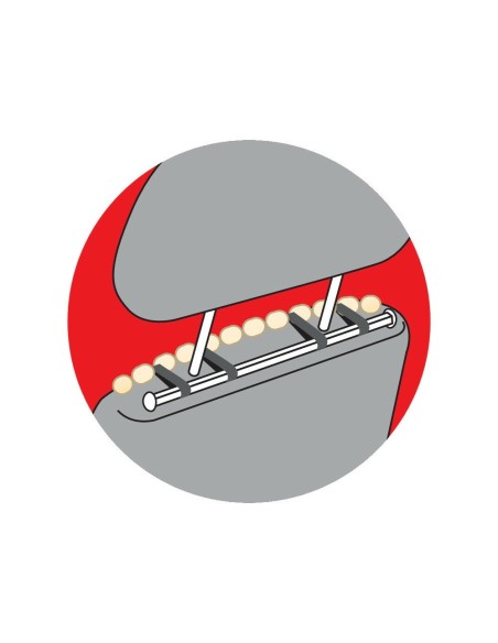 Coprisedile schienale auto estivo in palline di legno Samurai naturale marr