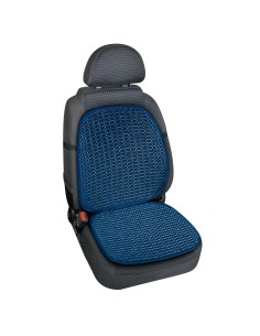 Coprisedile schienale auto estivo ventilato in legno colore blu